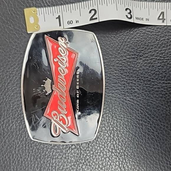 Budweiser King of Beers spec cast belt buckle - Picture 3 of 5
